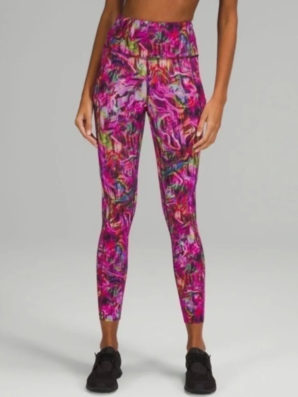 Lululemon Base Pace High-Rise Running Tight 25" Hyper Flow Pink Multi W5DRNS
